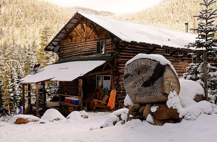Welcome to the mountains at Tomichi Lodge. Photo by Tim Trunnell.