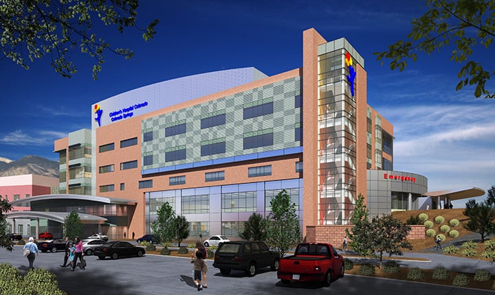 children's hospital rendering