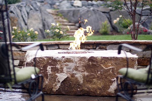 outdoor living fire pit