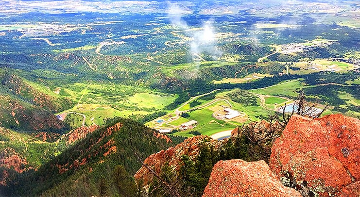 view from blodgett peak hike