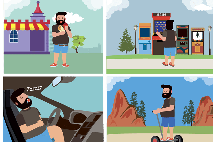 incline and garden of the gods illustrations