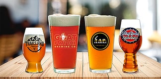 New Breweries and Taprooms in Colorado Springs beer glasses from local breweries