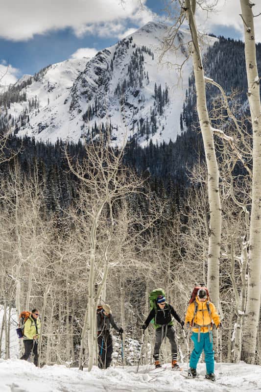 exploring on a hut trip