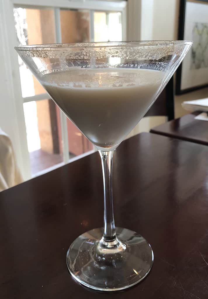 cocktails wedding cake martini, bistro on 2nd
