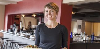 serving dishes at moxie