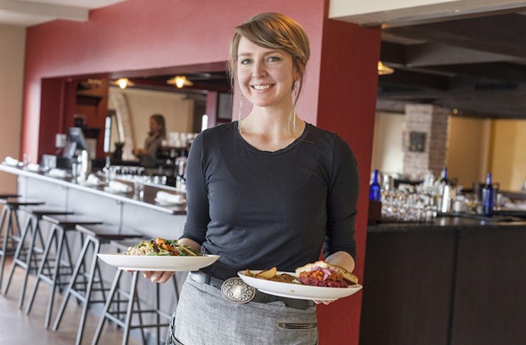 serving dishes at moxie