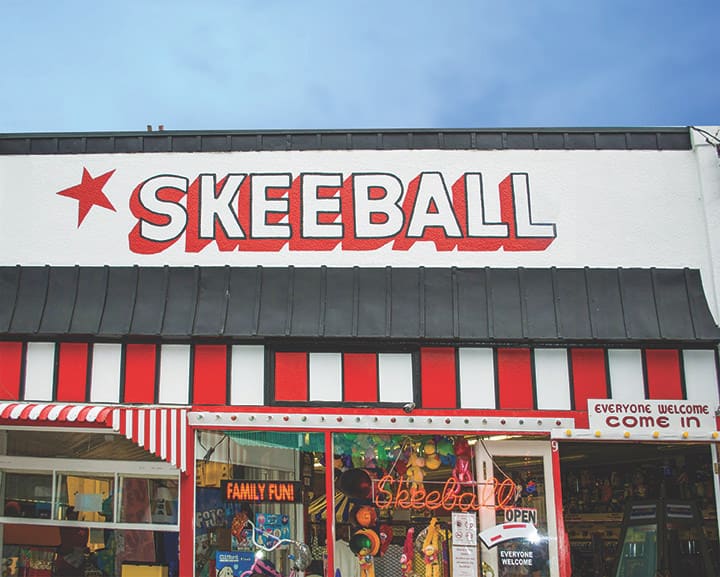fun and games manitou penny arcade skeeball building