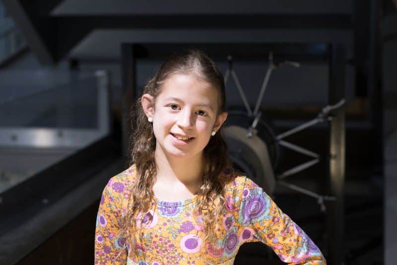 Lauren Schwambe ready for Climb for Courage