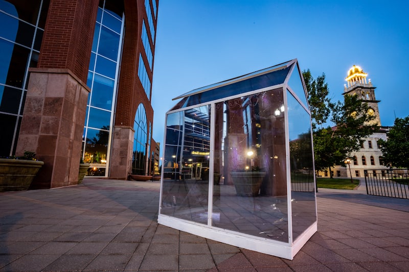 art on the streets reflective dwelling