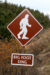 bigfoot sign on pikes peak