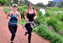 12 Great Running Clubs in Colorado Springs Two girls run in Jack Quinn's Running Club Tuesday