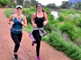 12 Great Running Clubs in Colorado Springs Two girls run in Jack Quinn's Running Club Tuesday