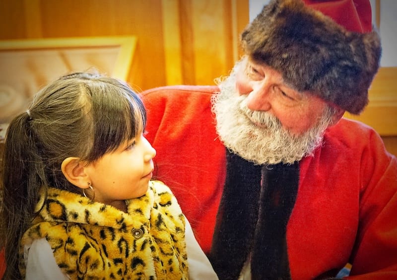 holidays santa at rock ledge ranch