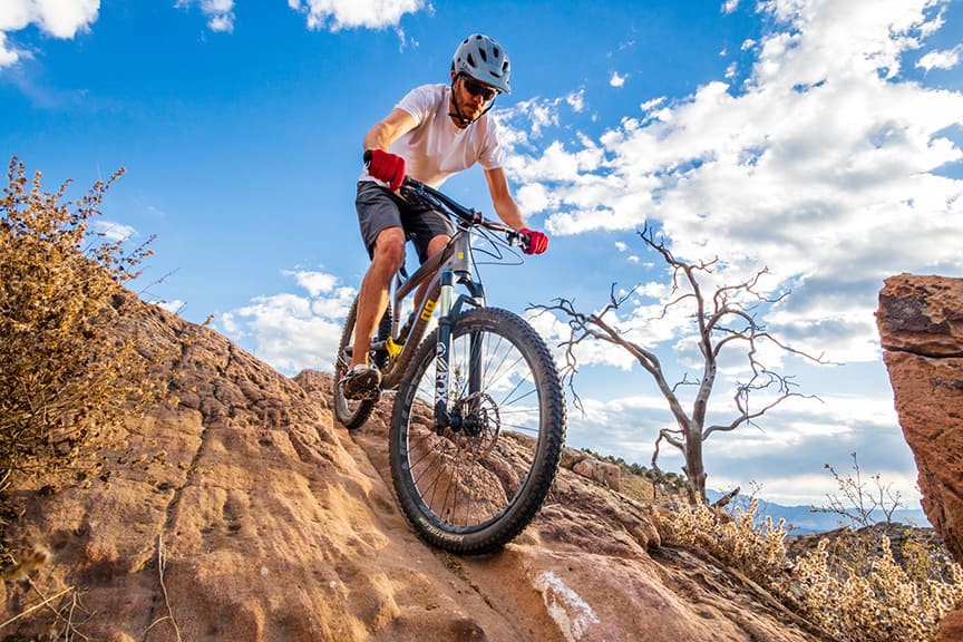 Mountain biking at the Oil Well Flats in Canon City.