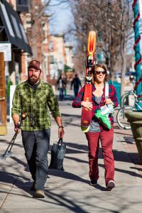Snapshots of the yurt lifestyle: Renting backcountry skis from Mountain Chalet