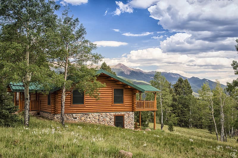 Mueller State Park Cabin just a short drive up Ute Pass.