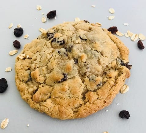 Fresh-baked cookie by Sasquatch Cookies.