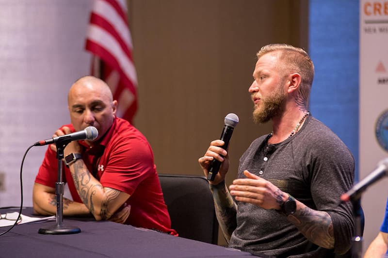 veterans brainstorm at military arts connection creative summit