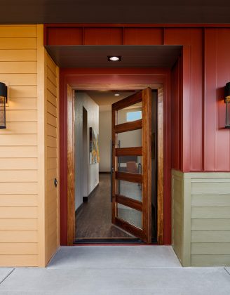 welcoming front door