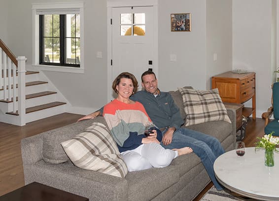 Hannah and Bob Parsons.