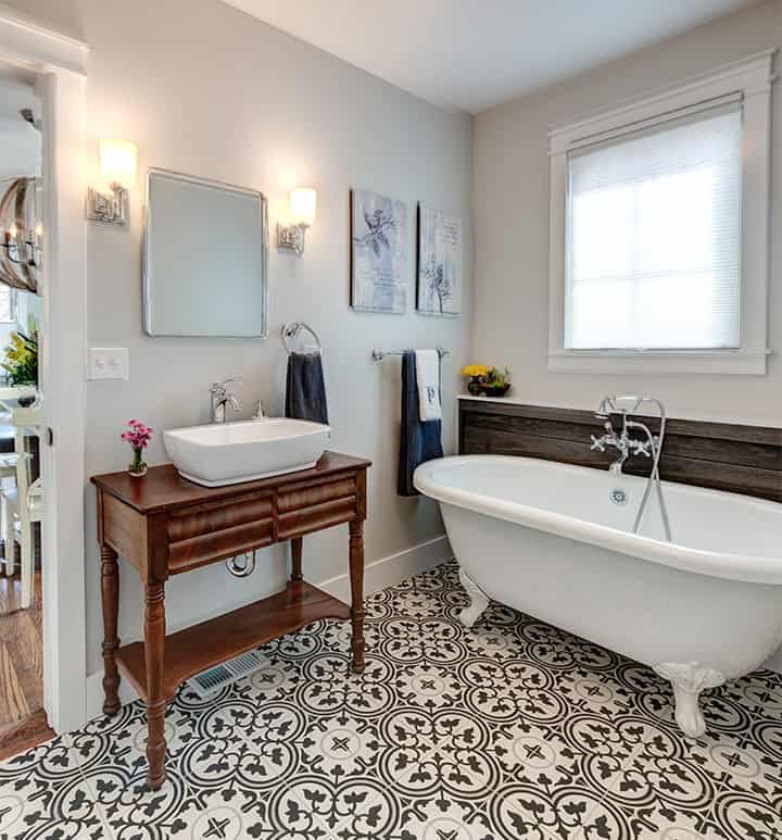 A 1920s home renovated to a modern farmhouse family home