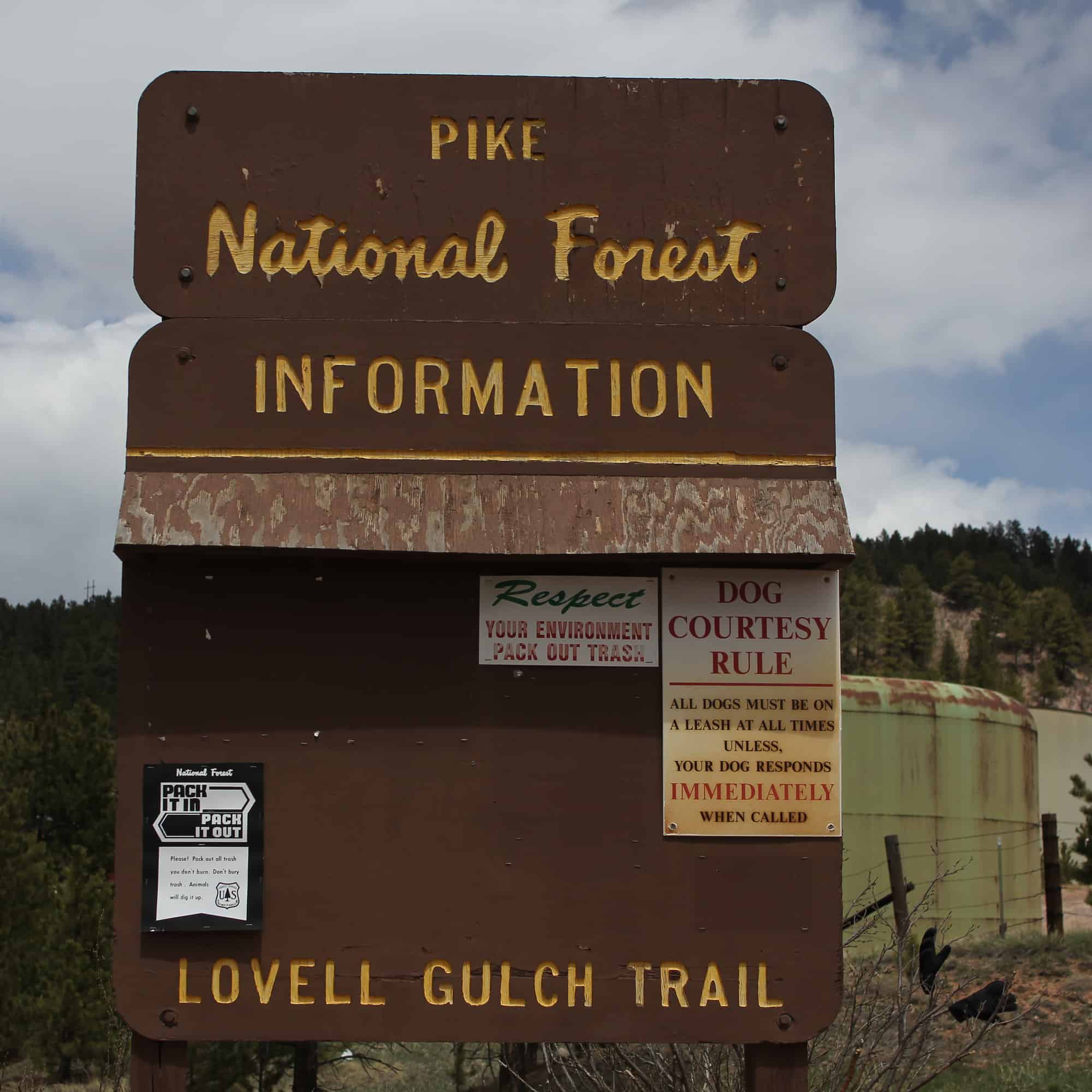 Lovell Gulch Trailhead, Woodland Park