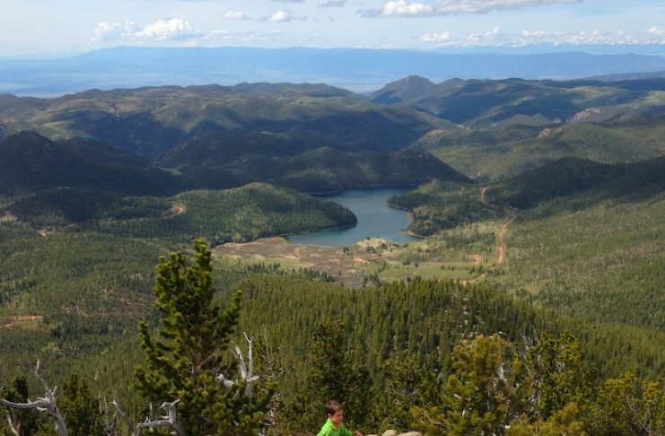 View from Mount Rosa in North Cheyenne Cañon.