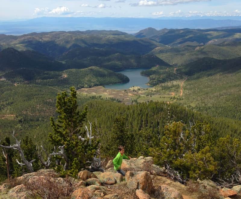 View from Mt Rosa in North Cheyenne Cañon.