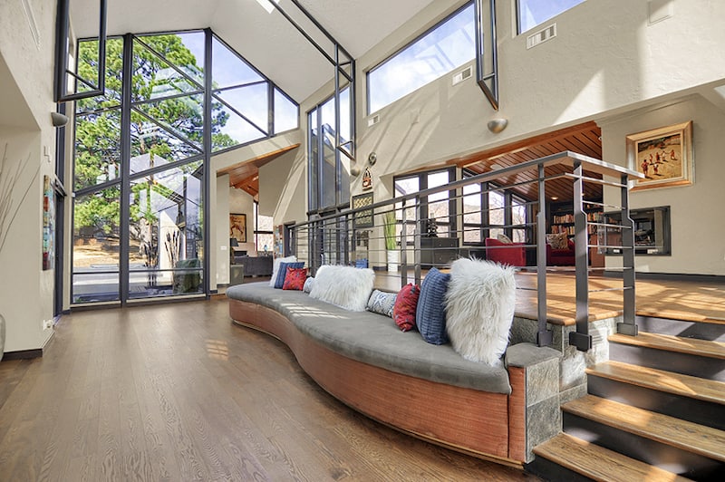 custom built-in seating in broadmoor dream home