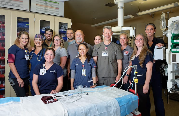 David Steinbruner, M.D. and team