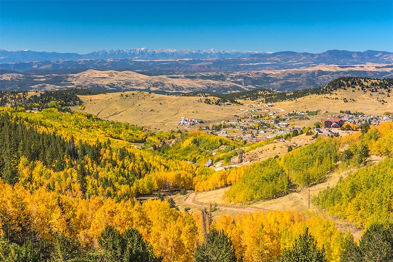 fall color in Cripple Creek