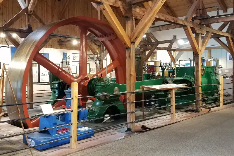 Inside the Western Museum of Mining and Industry.