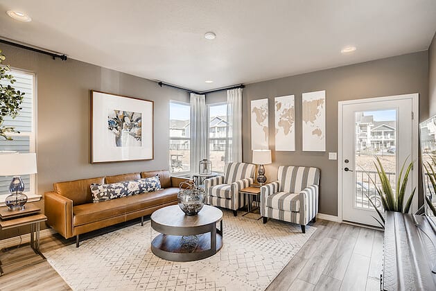 Range of options: Open floor plans and high ceilings create airy interiors.