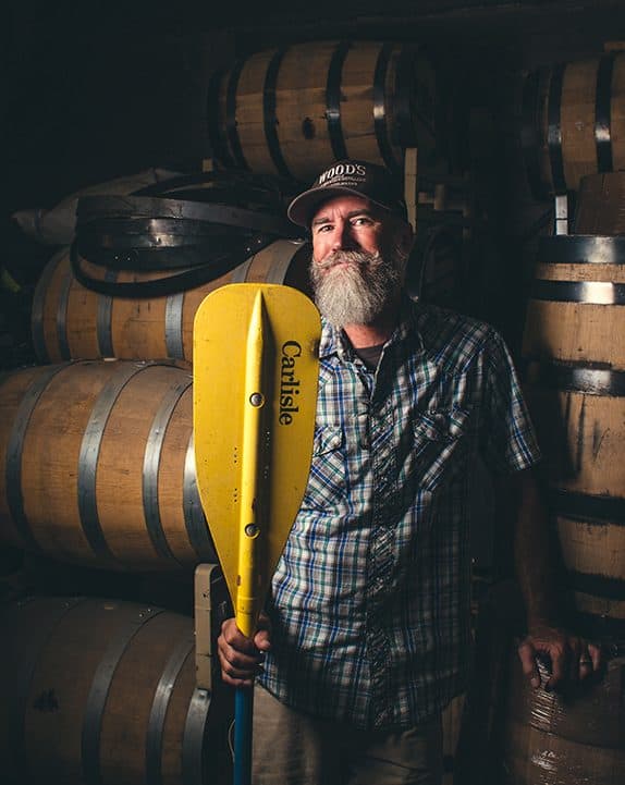 P.T. Wood, Mayor of Salida in his Wood's High Mountain Distillery on the Colorado Spirits Trail.