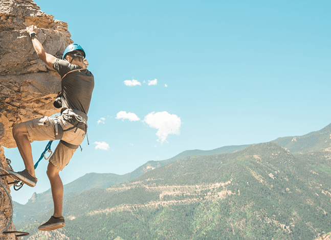 Via ferrata at Cave of the Winds