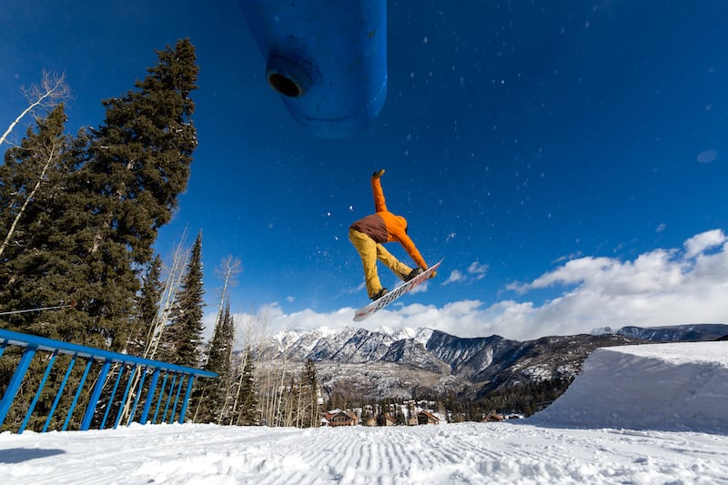 ski pass snowboarder at Purgatory