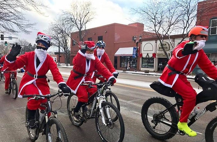 holiday fun runs Cycling Santa 15K