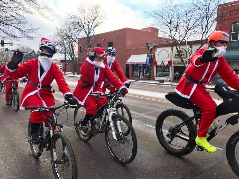 holiday fun runs Cycling Santa 15K