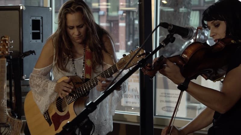 Rocky Mountain Women's Film Festival Wendy Woo guitarist and fiddler