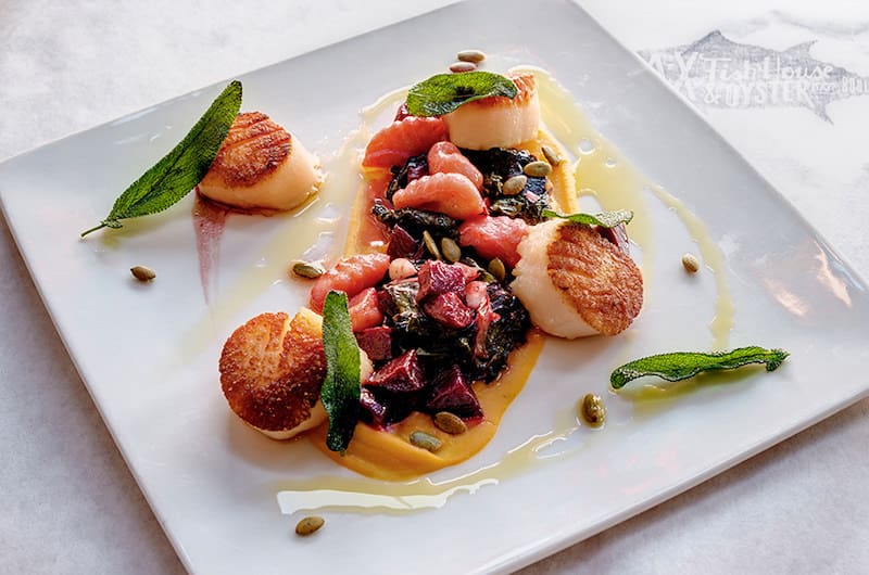 scallops at Jax Fish House