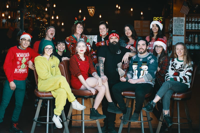 Stir staff Christmas card