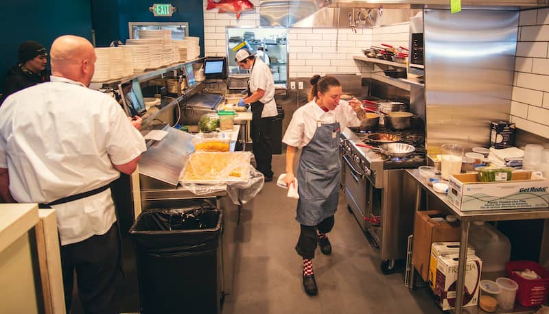 Kitchen at Jax Fish House & Oyster Bar, Colorado Springs