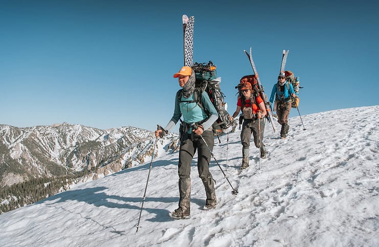 Ski trekkers in Deer 139 at Banff Mountain Film Festival