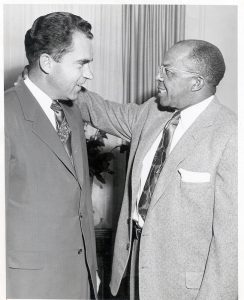 Rosie Collins and Richard Nixon