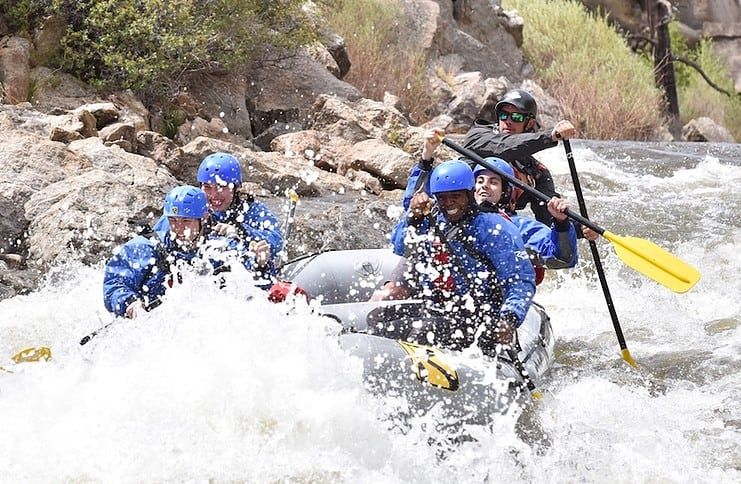 Whitewater rafting Browns Canyon on the Arkansas River