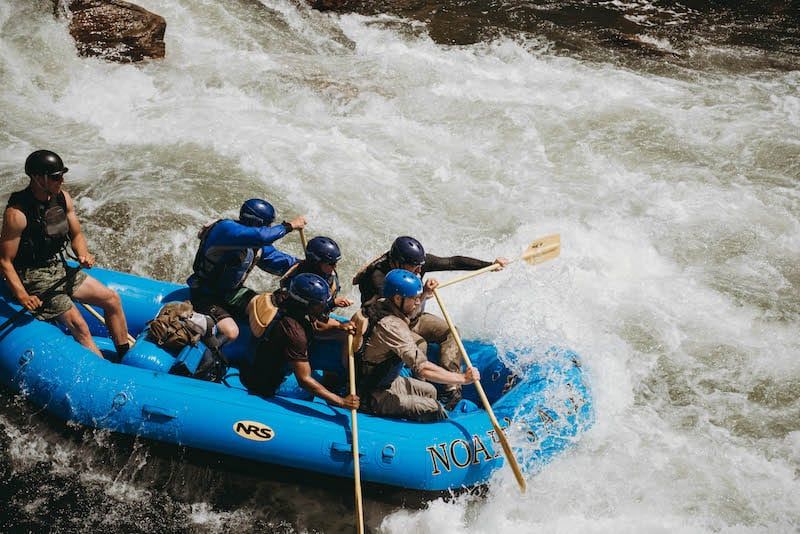 Raging rapid on the Arkansas River