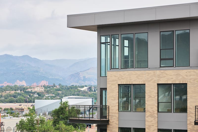 Views of the U.S. Olympic and Paralympic Museum from The Mae on Cascade