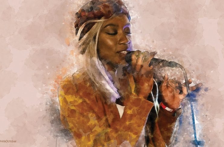 AMBY performs at Poetry 719 Festival and Arts Month