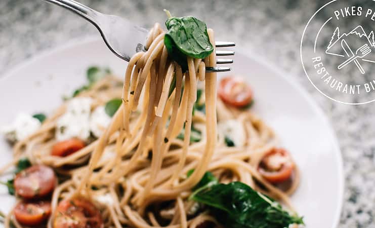 Pasta dish from Pikes Peak Restaurant Bingo