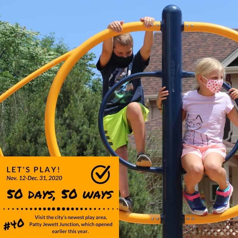 Kids on playground at Patty Jewett Junction, Colorado Springs
